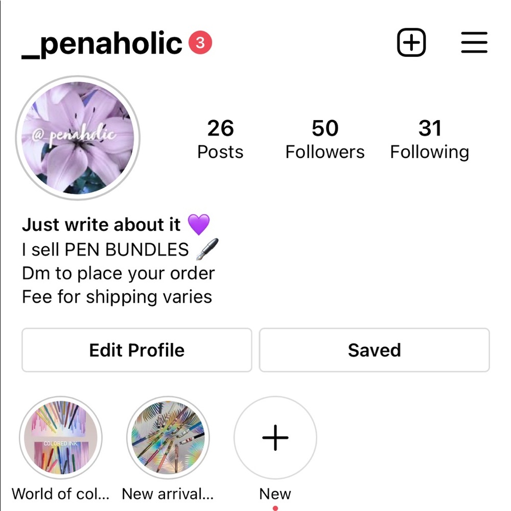 Follow my pen bundle page 💜